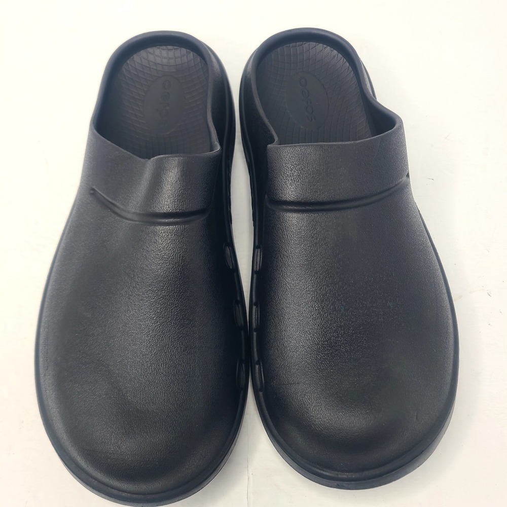 OOFOS OOcloog Casual Slip On Recovery Unisex Black Clogs Men 41 EU 8M 10W - Picture 6 of 9